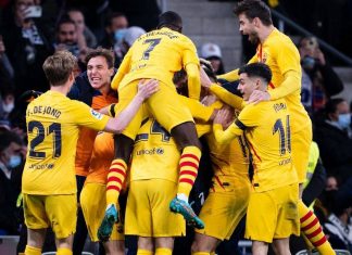 برشلونة يمطر شباك ريال مدريد بأربعة أهداف نظيفة