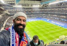 بالصور ..الفنان حميد الحضري برصاوي بالبيرنابيو