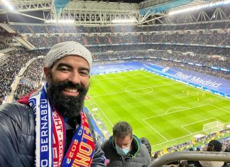 بالصور ..الفنان حميد الحضري برصاوي بالبيرنابيو