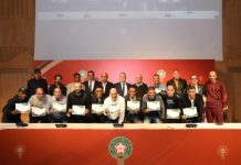 بالصور: لقجع وماندوزا يترأسان حفل توزيع دبلوم كاف A