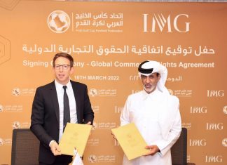 IMG شريكاً تجارياً لكأس الخليج العربي لكرة القدم في صفقة طويلة الأمد