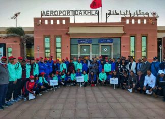 بالصور ..الداخلة تستقبل أبطال الرياضة المدرسية