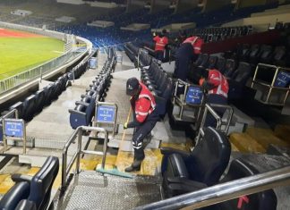 Le Conseil de la ville procède au nettoyage du Complexe Mohammed V