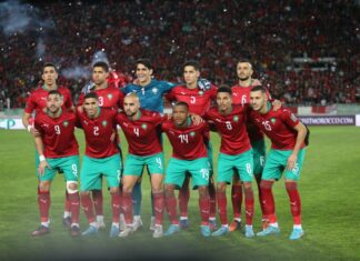 تشكيلة المنتخب المغربي أمام جنوب أفريقيا