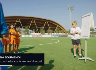 بالصور …لمياء بومهدي أول مدربة مع الفيفا