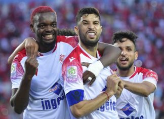 Vidéo: Le Wydad bat la Jeunesse Soualem et se maintient en tête du classement