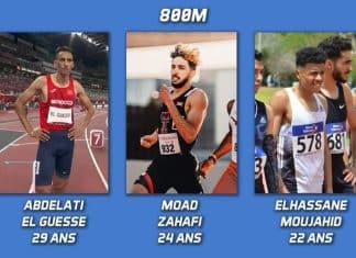 Mondiaux d’athlétisme: Trois athlètes marocains qualifiés aux demi-finales du 800 m