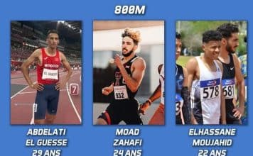 Mondiaux d’athlétisme: Trois athlètes marocains qualifiés aux demi-finales du 800 m