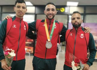 بالصور..استقبال حافل لأبطال الكاراطي