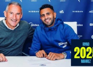 Mercato: Riyad Mahrez prolonge à Manchester City