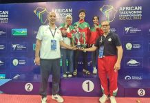 بالصور ذهبية وفضيتين في البطولة الأفريقية للتايكواندو صنف البومسي