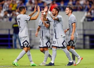Le PSG termine sa tournée au Japon en beauté en écrasant Gamba Osaka