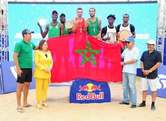 كرة الطائرة الشاطئية .. تتويج المنتخب المغربي باللقب الإفريقي