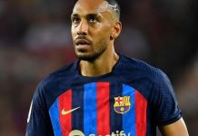 أوباميانغ يغيب عن الملاعب لمدة شهر أو أكثر