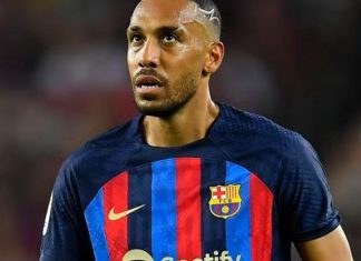 أوباميانغ يغيب عن الملاعب لمدة شهر أو أكثر