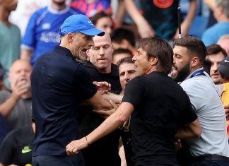 Chelsea-Tottenham : vive altercation entre Tuchel et Conte qui ont failli en venir aux mains