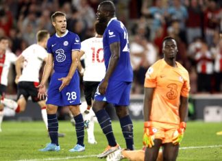 تشيلسي ينهزم أمام ساوثهامتون