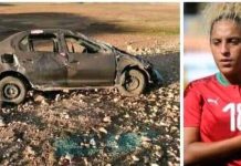 لاعبة المنتخب المغربي سناء مسودي تنجو من حادثة سير خطيرة