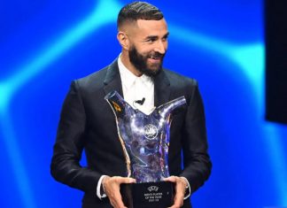 Trophées UEFA: Benzema, joueur UEFA de l’année, à deux mois du Ballon d’Or