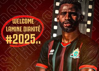 الجيش الملكي يعلن تعاقده مع لامين دياكيتي