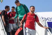 أسود الأطلس يصلون إسبانيا