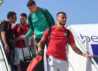 أسود الأطلس يصلون إسبانيا