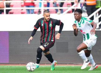 البطولة الاحترافية: الجيش الملكي يقسو على الدفاع الحسني الجديدي وينفرد بالصدارة