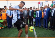 بالصور: إعطاء الانطلاقة الرسمية لدوري الأحياء لكرة القدم “الطريق إلى المونديال”