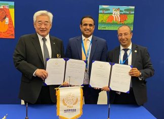 اتفاقية تعاون بين المؤسسة الإنسانية للاتحادين الدولي والعربي للتايكواندو