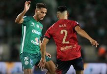 الرجاء الرياضي يتعادل إيجابيا أمام أولمبيك آسفي