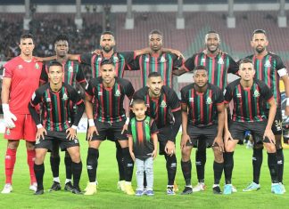 الجيش الملكي يسقط ضيفه الغيني برباعية نظيفة