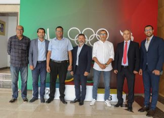 اجتماع الجامعة الملكية المغربية لكرة السلة مع الكنوم