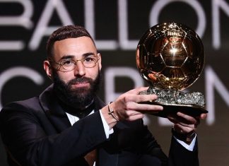Le Français Karim Benzema remporte le Ballon d’Or