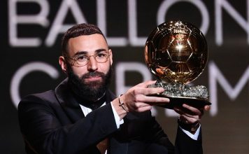 Le Français Karim Benzema remporte le Ballon d’Or