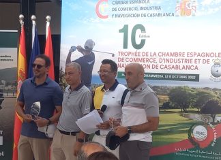 Tournoi de golf de la Chambre espagnole de commerce : Hafid Debbarh et Soussane Yaacoubi remportent le titre
