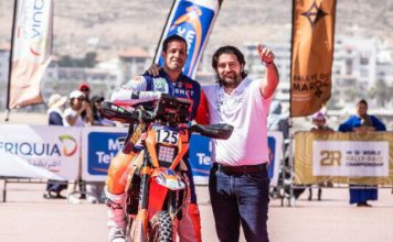 Rallye du Maroc : Le Marocain Amine Echiguer remporte l’étape 1B dans la catégorie moto « Rallye 3 »