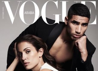 Achraf Hakimi et sa femme en Une de “Vogue”