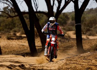 Le Marocain Amine Echiguer remporte le Rallye du Maroc dans la catégorie moto « Rallye 3 »