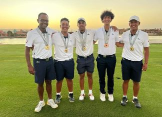 جامعة الغولف تحتفي بأبطال إفريقيا للناشئين
