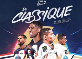 شاشة عملاقة في الرباط لمتابعة كلاسيكو فرنسا بين باريس سان جيرمان و مارسيليا