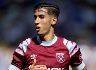 Foot : Aguerd pourrait faire sa 1ère apparition officielle pour West Ham en C4 (Moyes)