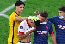 الطاقم الطبي لأسود الأطلس يتابع وضعية بونو والنصيري وبوفال