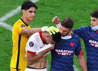 الطاقم الطبي لأسود الأطلس يتابع وضعية بونو والنصيري وبوفال