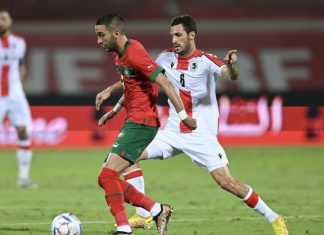 قبل المونديال بأيام…المنتخب المغربي يفوز وديا على جورجيا