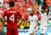 المنتخب الإيراني يفوز على الويلزي في الوقت القاتل من المباراة