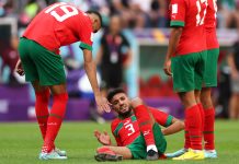 إصابة مزراوي تبعده عن الجولة الثانية من دور المجموعات