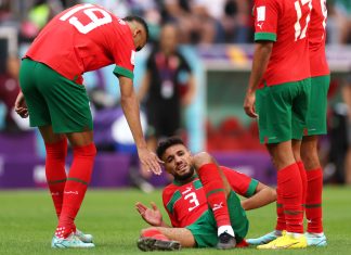 إصابة مزراوي تبعده عن الجولة الثانية من دور المجموعات