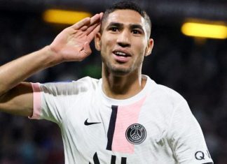 حكيمي يسجل لفريقه الباريسي قبل الالتحاق بالأسود بقطر