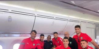تأجيل عودة الفريق الوطني المغربي لأرض الوطن  ليوم غد الثلاثاء