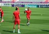 بالصور: تداريب المنتخب المغربي استعدادا لمباراة كرواتيا
